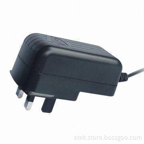 Switching Adapter with BS AC Plug and Output Power of 12W